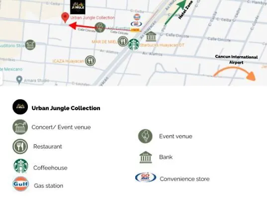 Urban Jungle Collection Apartment Cancun
